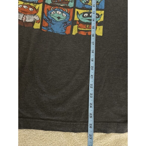 Pixar Toy Story Aliens Remix Shirt Men's Medium Gray Short Sleeve T Shirt - Picture 6 of 6